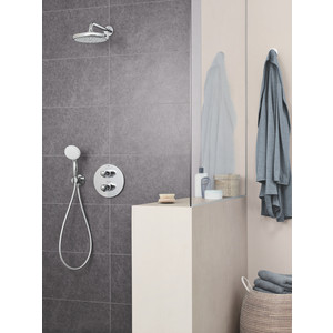 Верхний душ с кронштейном Grohe Tempesta 210 настенный (26411000)