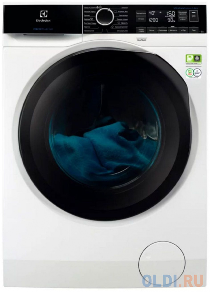 Стиральная машина Electrolux PerfectCare 900 EW9F161B пан.англ. класс: A загр.фронтальная макс.:10кг белый