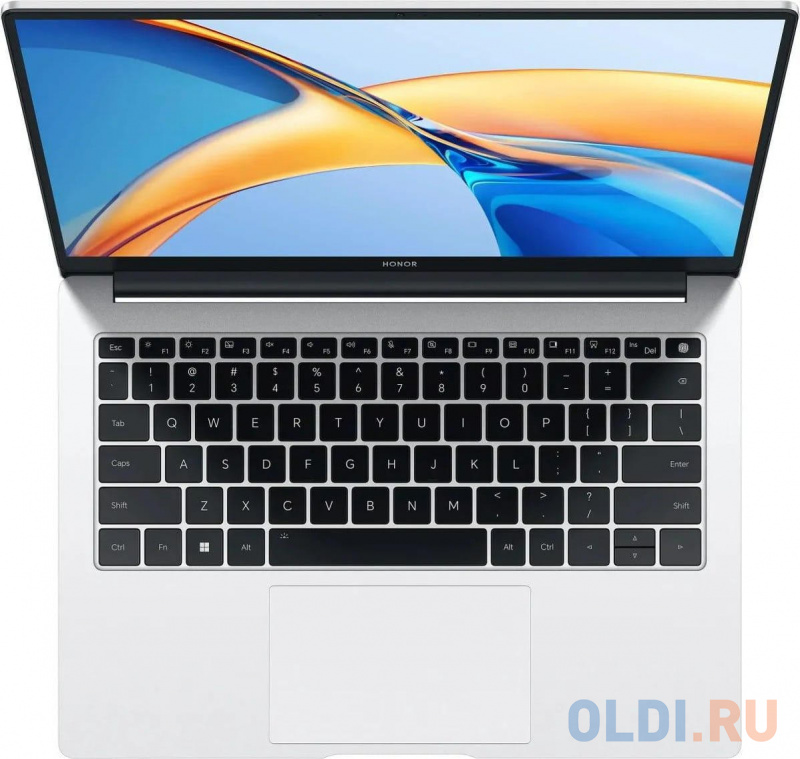 Ноутбук 14" IPS FHD HONOR MagicBook X14 silver (Ryzen 5 7640HS/16Gb/512Gb SSD/VGA int/noOS) (5301AKAX) в Москвe