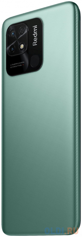 Смартфон Xiaomi Redmi 10C Mint Green (220333QNY), 17,04 см (6.71&quot;) 1650 x 720 пикселей, 2.4GHz+1.8GHz, 8 Core, 4 GB, 64 GB, 1 ТБ, 50 МП + 2 М в Москвe