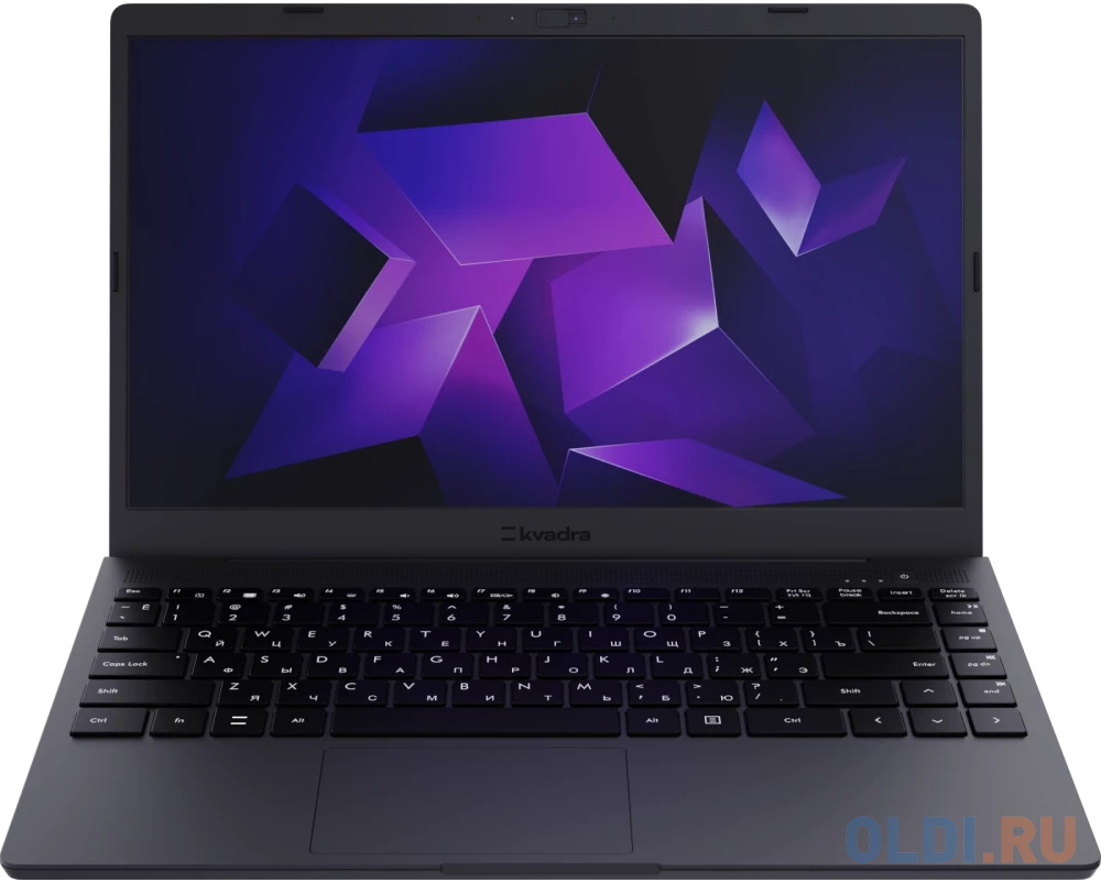 KVADRA NAU LE14U Core i3-1215U 1.2GHz,14,1&quot; FHD (1920x1080) IPS,8Gb DDR4-3200(1), 256Gb SSD,55Wh,1.6kg,1YW,FHD Webcam,WiFi/BT, noOS, Графит, МПТ