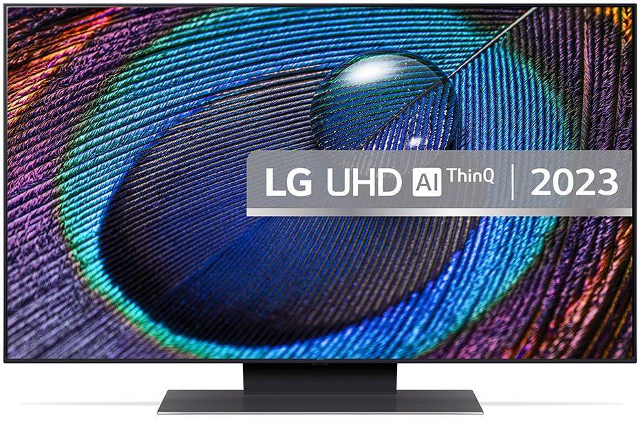 Телевизор LG 43UR91006LA.ARUB, 43", LED, 4K Ultra HD, WebOS, черный
