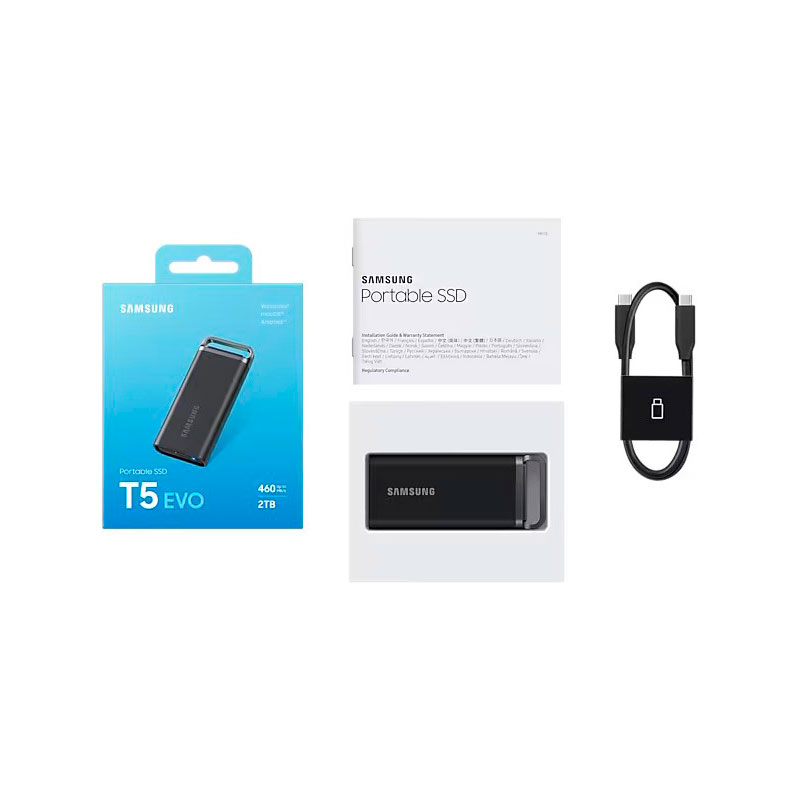 Твердотельный накопитель Samsung T5 2Tb MU-PH2T0S/WW