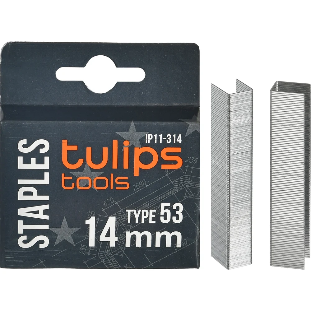 Скобы для степлера Tulips Tools