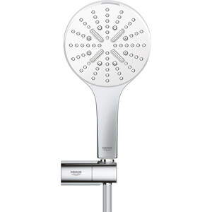 Душевой набор Grohe Rainshower SmartActive 3 вида струи, белая луна (26580LS0) в Москвe