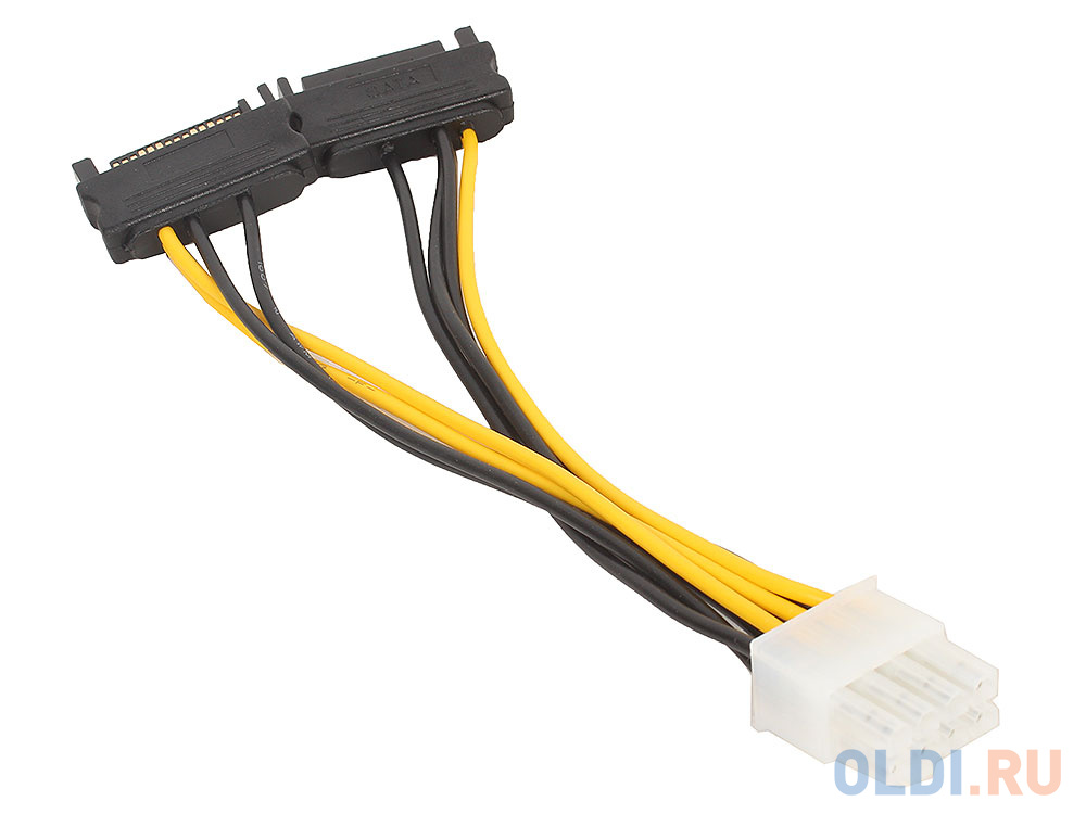 Разветвитель питания Cablexpert CC-PSU-83, 2xSATA-PCI-Express 8pin, для подключения в/к PCI-Е (8pin) к б/п ATX