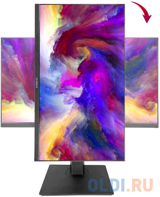 IRBIS SMARTVIEW 27'' LED Monitor 1920x1080, 16:9, IPS, 250 cd/m2, 1000:1, 3ms, 178°/178°, VGA, HDMI, DP, USB, PJack, Audio output, 75Hz, Til