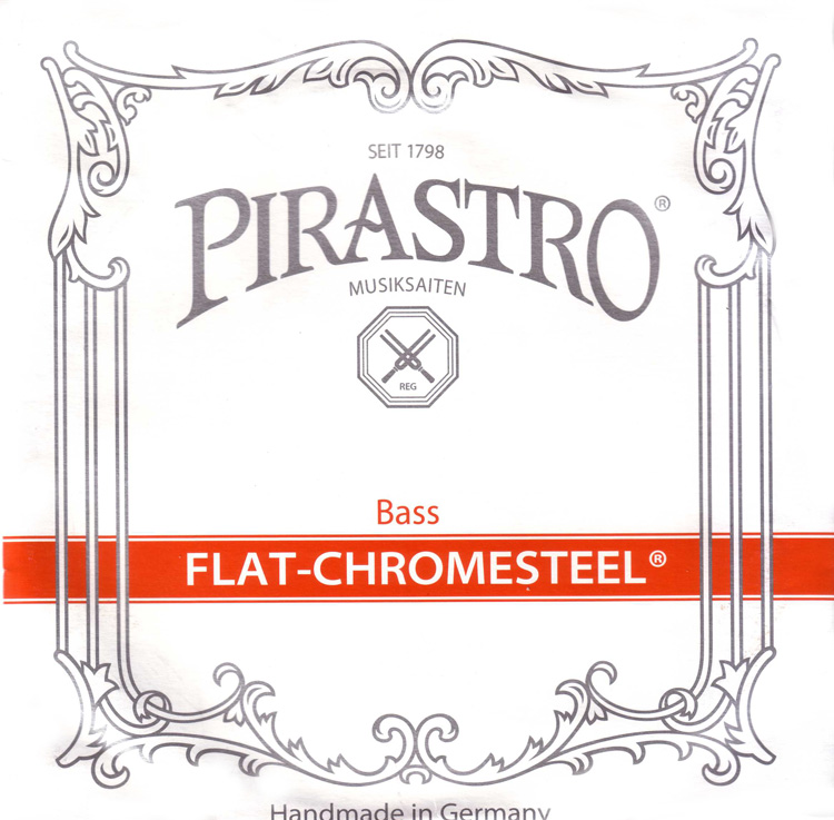 Струны Pirastro 342020 Flat-Chromesteel ORCHESTRA для контрабаса размером 3/4