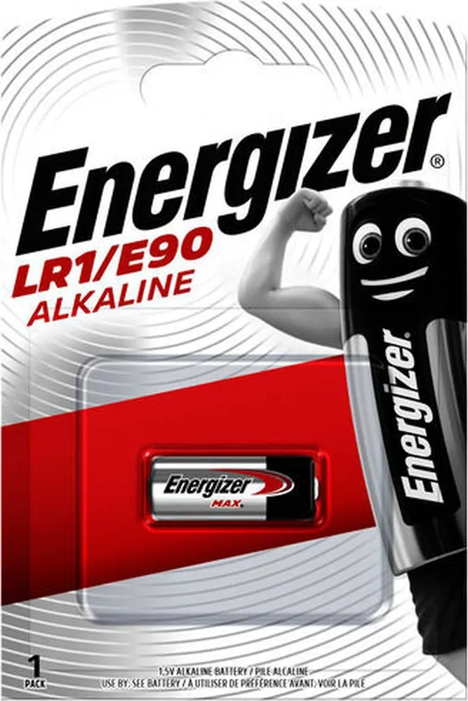 Батарея Energizer LR1, 1.5V, 1 шт. (E300781302)