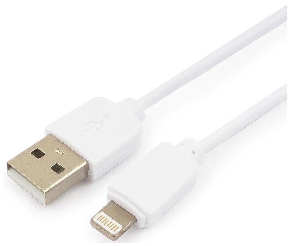 Кабель Гарнизон USB AM - Lightning 1.8m White GCC-USB2-AP2-6-W