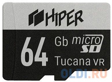 Карта памяти microSDXC 64GB UHS-1 U3 V30, Tucana VR,  Hiper