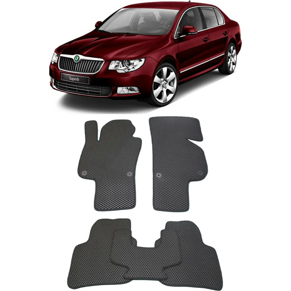 Ковры в салон автомобиля skoda superb ii 2008 - 2015 Eva Smart 1731-A1B5-S <vendorcode>