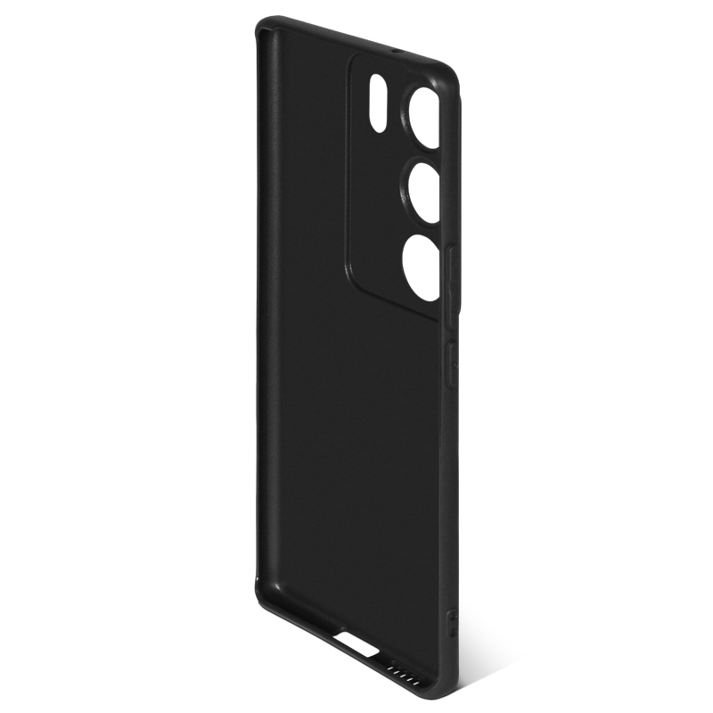 Чехол DF для Vivo S17 Pro Silicone Black vCase-22 в Москвe