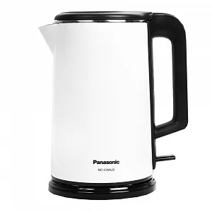 Чайник Panasonic NC-CWK20 1.5л. 1800Вт, нержавеющая сталь, белый/черный