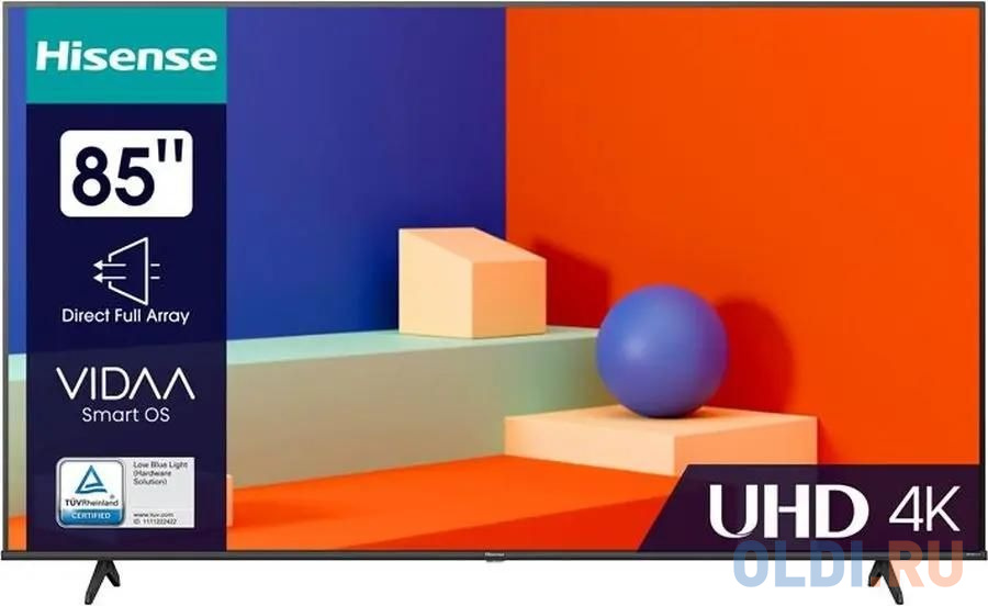 Телевизор UHD 4K 85&quot; 85A6K HISENSE