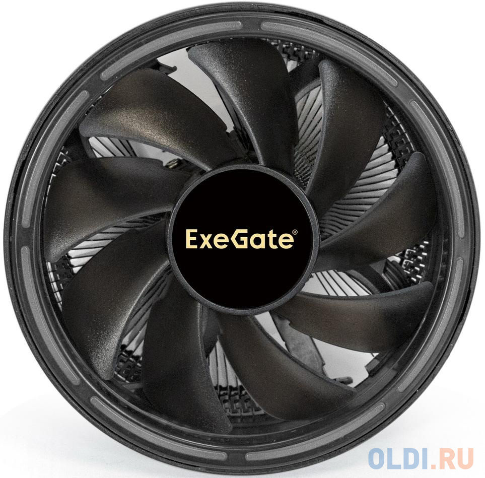 Exegate EX286155RUS Кулер ExeGate Dark Magic EE126A-RGB (Al black coating, LGA775/1150/1151/1155/1156/1200/AM2/AM2+/AM3/AM3+/AM4/FM1/FM2/754/939/940,