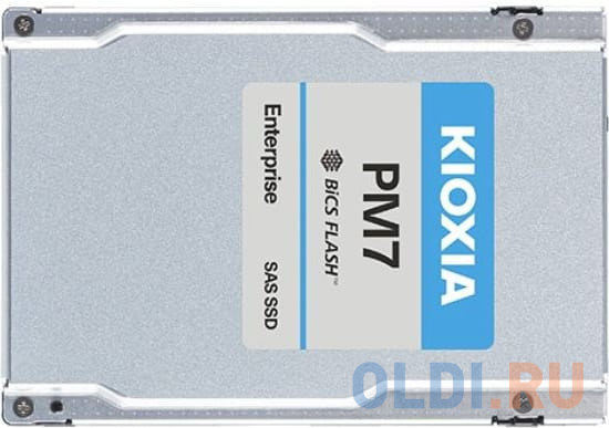 SSD жесткий диск SAS2.5" 6.4TB TLC 24GB/S KPM71VUG6T40 KIOXIA