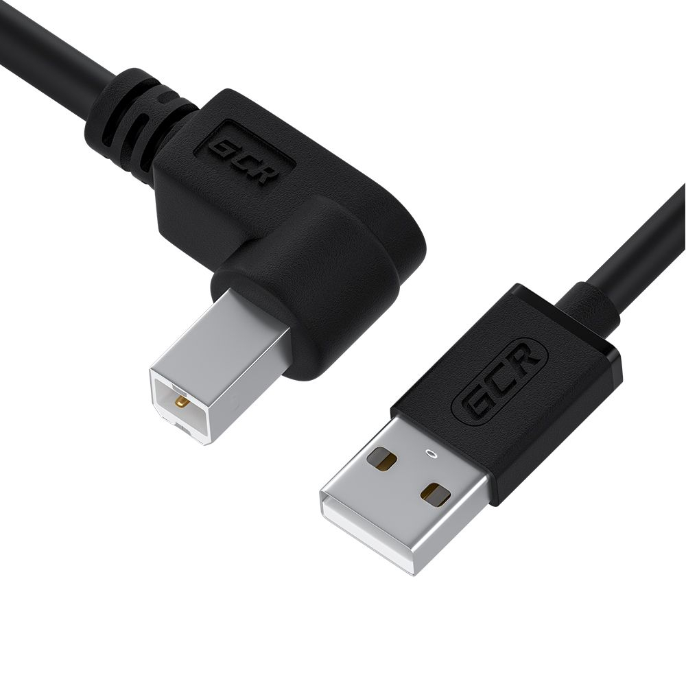 Кабель Greenconnect 3.0m USB 2.0, AM/BM, черный (GCR-UPC3M2-BB2S-3.0m)