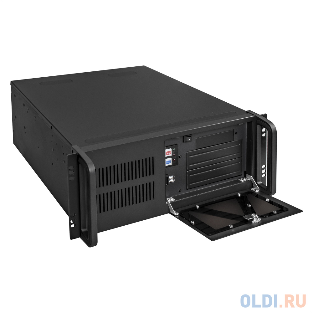 Серверный корпус ExeGate Pro 4U450-07/4U4017S <RM 19", высота 4U, глубина 450, БП 500RADS, USB> в Москвe