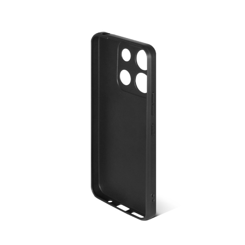 Чехол DF для Itel A60 Silicone Black itCase-10