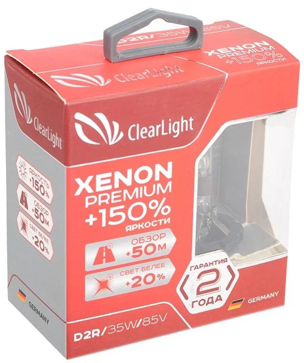 Лампа ксеноновая Clearlight Xenon Premium+150% D2R (1 шт)