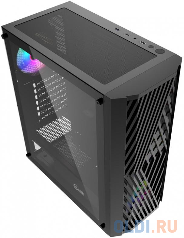 Корпус ATX Powercase Mistral P4B Без БП чёрный