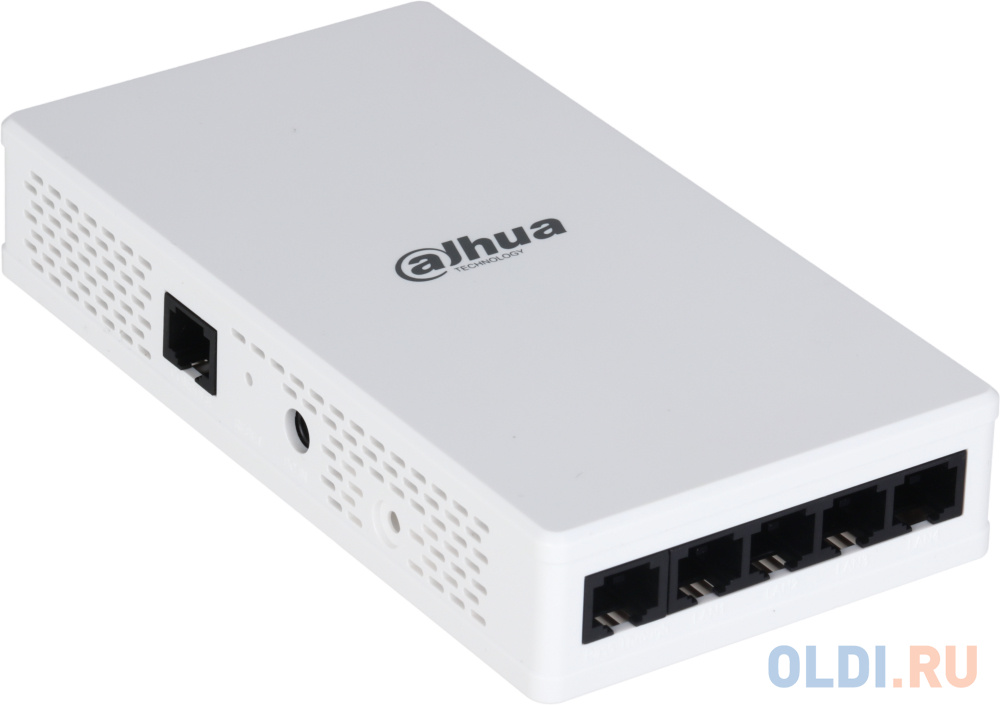 DAHUA DH-EAP6218-W Беспроводная точка доступа (настенная), 1xRJ-45 1Gb (WAN, PoE), 4xRJ45 1Gb (LAN), 2xRJ45 1Gb (Pass Throught), 2.4 ГГц: 574 Мбит/с,