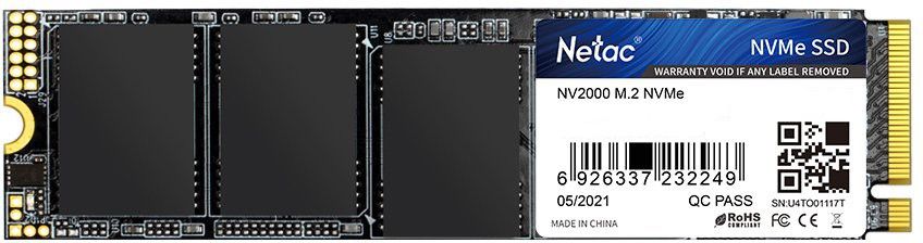 Накопитель SSD Netac M.2 2280 NV2000 NVMe PCIe 512GB (NT01NV2000-512-E4X)