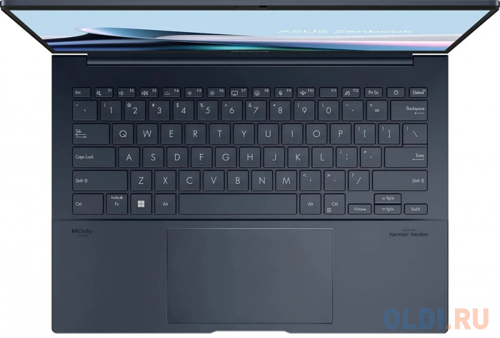 Ноутбук ASUS Zenbook 14 UX3405MA-QD379W Core Ultra 7 155H/16Gb/SSD1Tb/14.0&quot;/OLED/FHD/Win11H/blue (90NB11R1-M00ZU0)