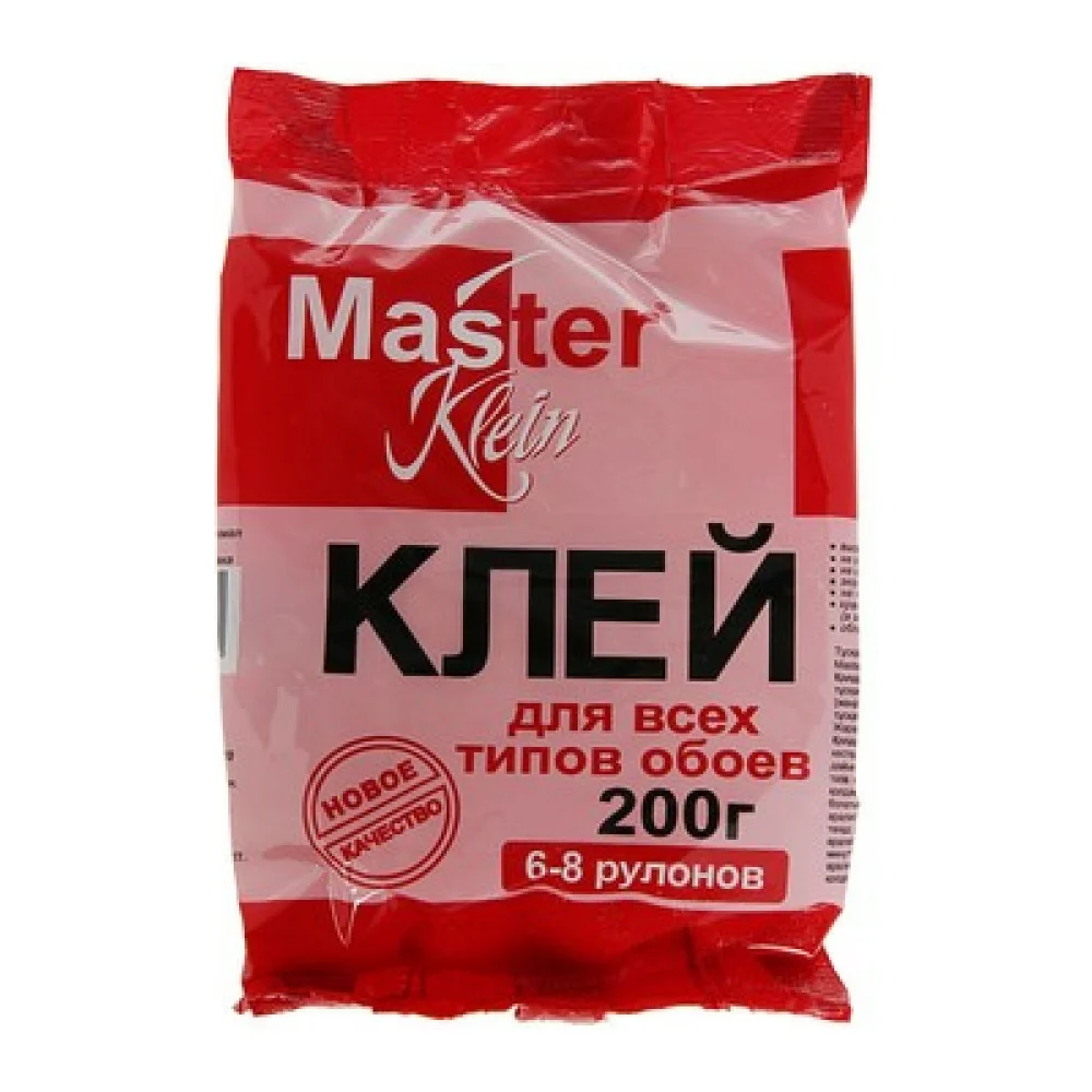 Обойный клей для всех типов обоев Master Klein