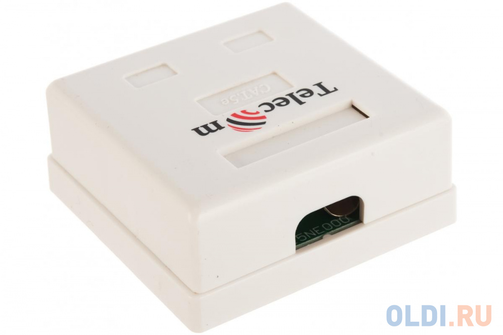 Розетка внешняя RJ45 CAT5E 2P TV-Com TC-SB-2-8P8C-C5E-WH