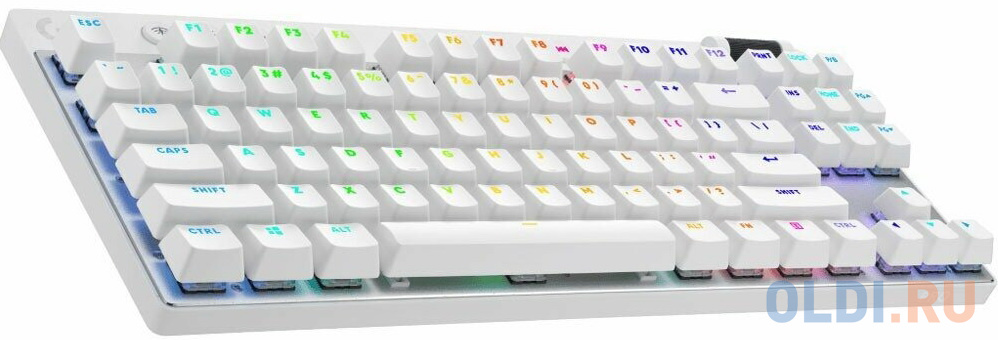 Клавиатура/ Logitech Gaming Keyboard G PRO X TKL LIGHTSPEED Mechanical  - WHITE - TACTILE