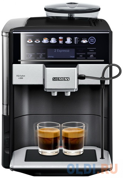 Кофемашина Siemens EQ.6 Plus s500 1500 Вт черный