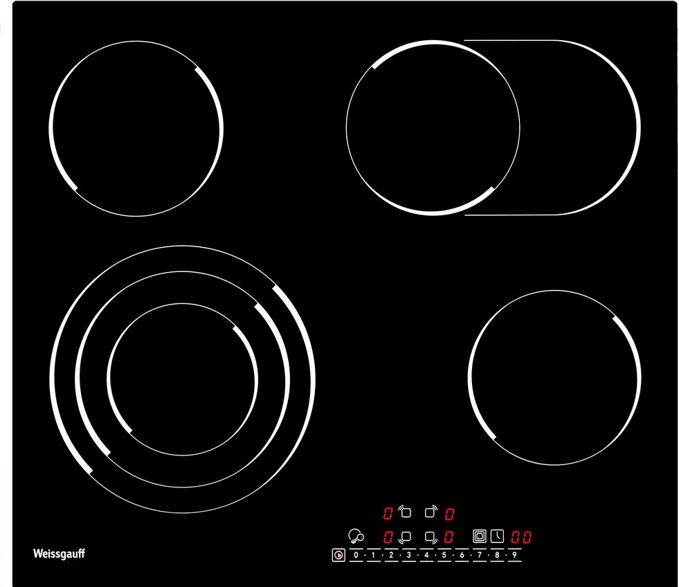 Варочная поверхность Weissgauff HVF 643 BS черный
