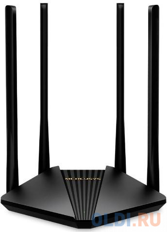 Wi-Fi роутер Mercusys MR1200G 802.11abgnac 867Mbps 5 ГГц 2.4 ГГц 2xLAN — черный в Москвe