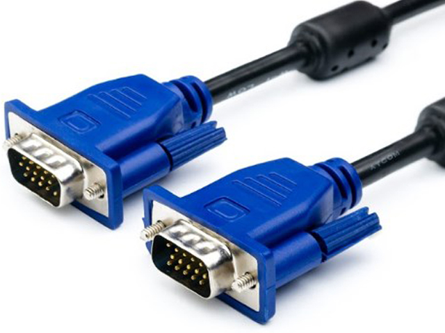 Аксессуар ATcom VGA DE-15Hd 3m Black-Blue АТ7790