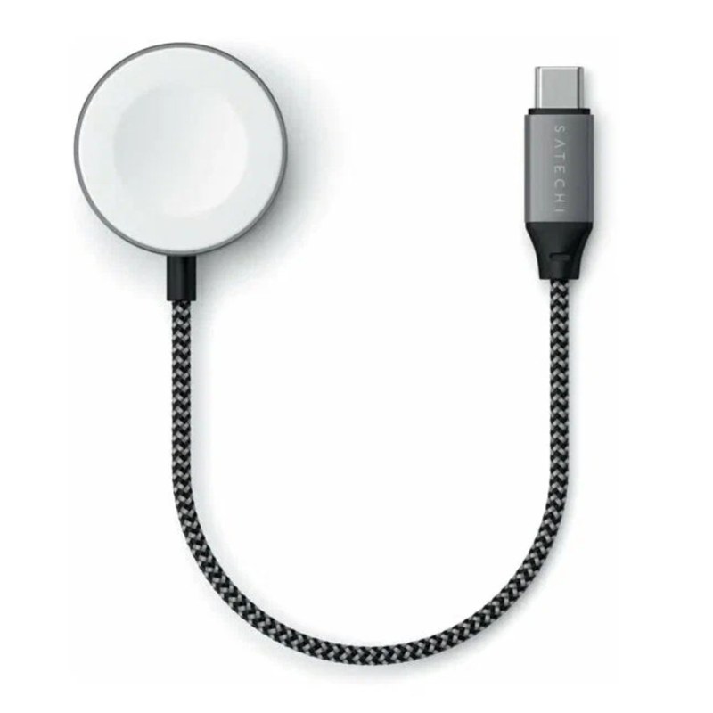 Зарядное устройство Satechi USB-C Magnetic Charging Cable для APPLE Watch Space Grey ST-TCAW7CM в Москвe