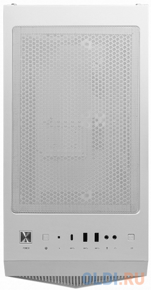 MPG GUNGNIR 110R WHITE 2xUSB 3.0, 1xType C, 4x120mm ARGB Fan, Tempered Glass Window, Brown Box