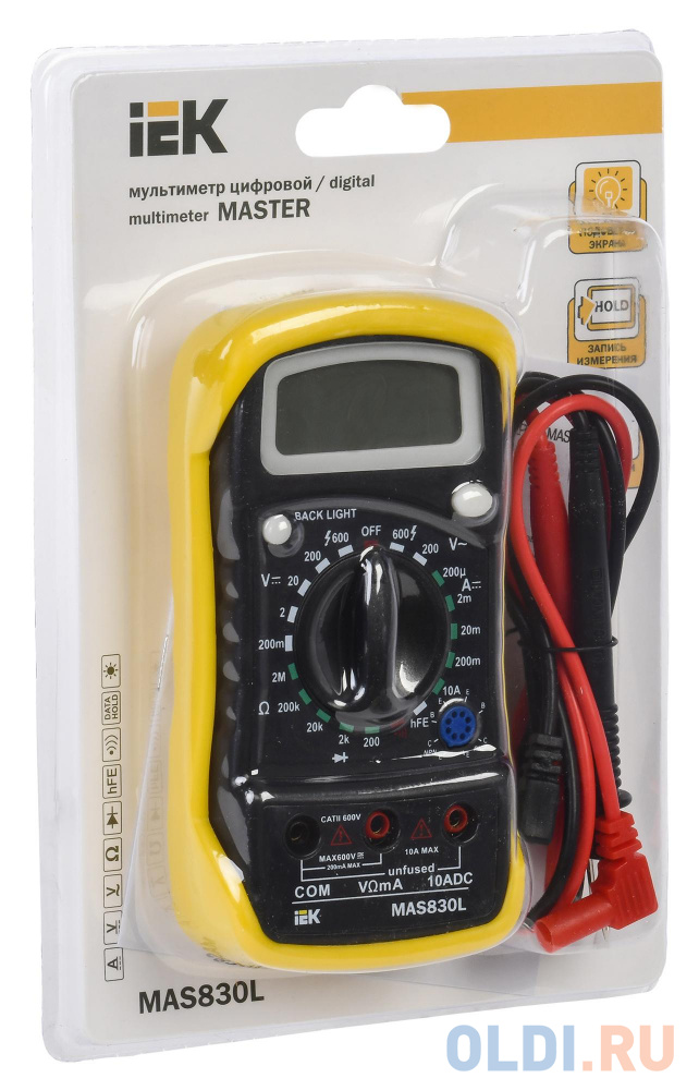 Мультиметр IEK Master MAS830L в Москвe