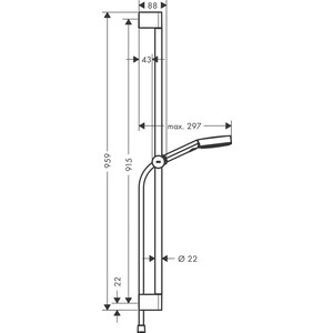 Душевые гарнитуры Hansgrohe Pulsify Select хром (24170000) в Москвe