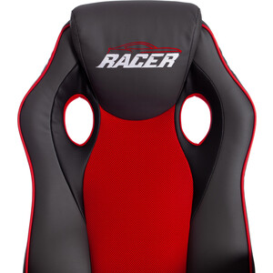 Компьютерное кресло TetChair Кресло RACER GT new кож/зам/ткань, металлик/красный, 36/08 в Москвe