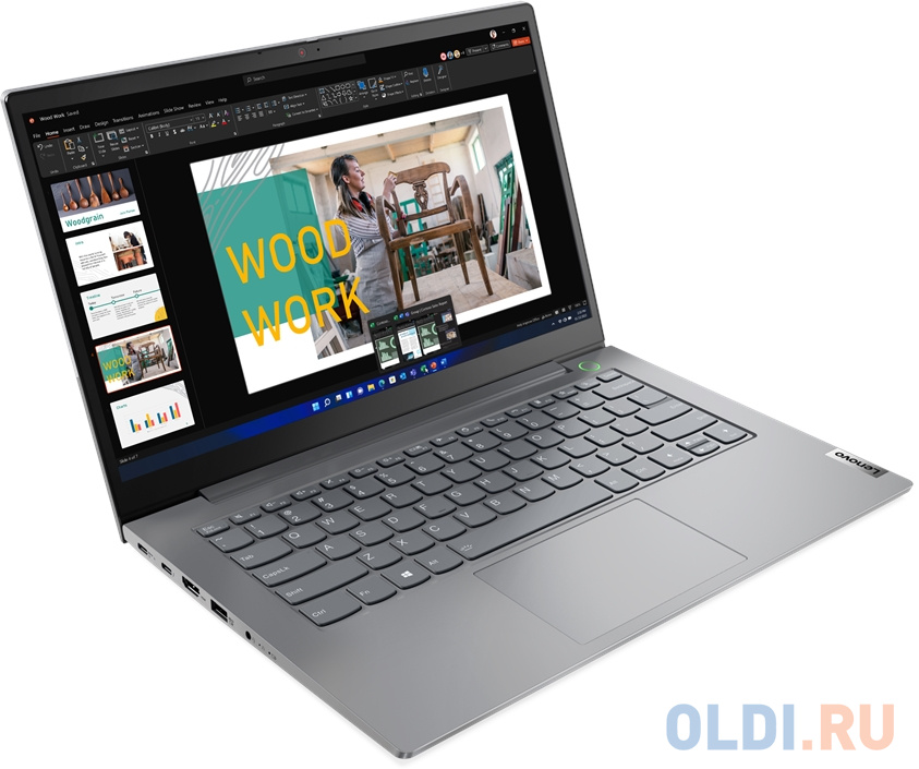 Ноутбук Lenovo ThinkBook 14 G5 IRL <21JC001XAU> i5-1335U/8Gb/256Gb SSD/14.0 FHD IPS 300nits/Backlit/Cam FHD/FPR/Win 11Pro