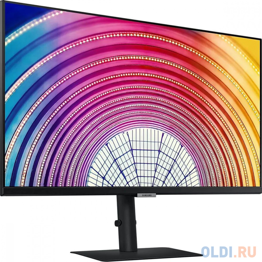 Монитор Samsung 27" ViewFinity S6 S27A600NAU черный IPS LED 5ms 16:9 HDMI полуматовая HAS Piv 300cd 178гр/178гр 2560x1440 75Hz FreeSync DP QHD US