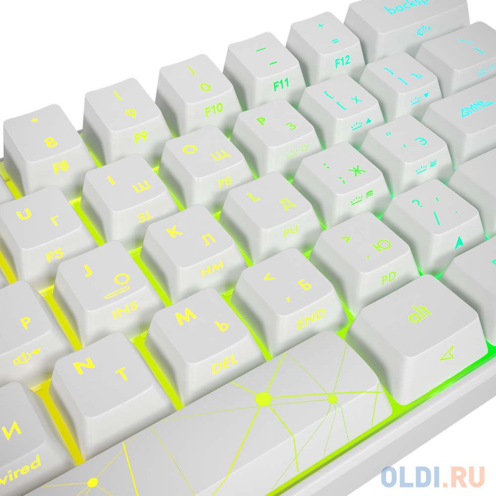 Клавиатура GMNG GG-KB505XW White Радио USB