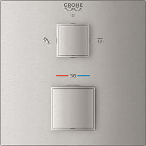 Термостат для ванны Grohe Grohtherm Cube хром StarLight , с механизмом (24154DC0+ 35600000)