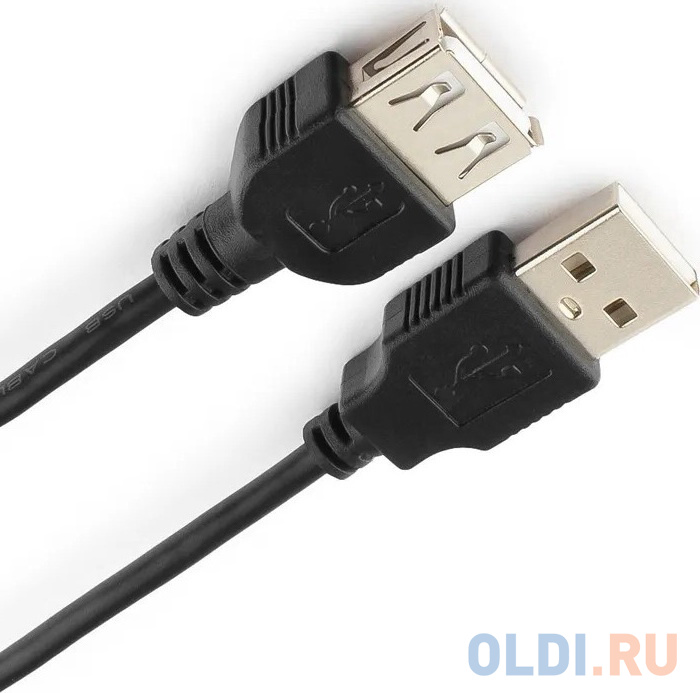 Bion Кабель удлинительный USB 2.0 A-A (m-f), 1.8м, черный [BXP-CCP-USB2-AMAF-018]