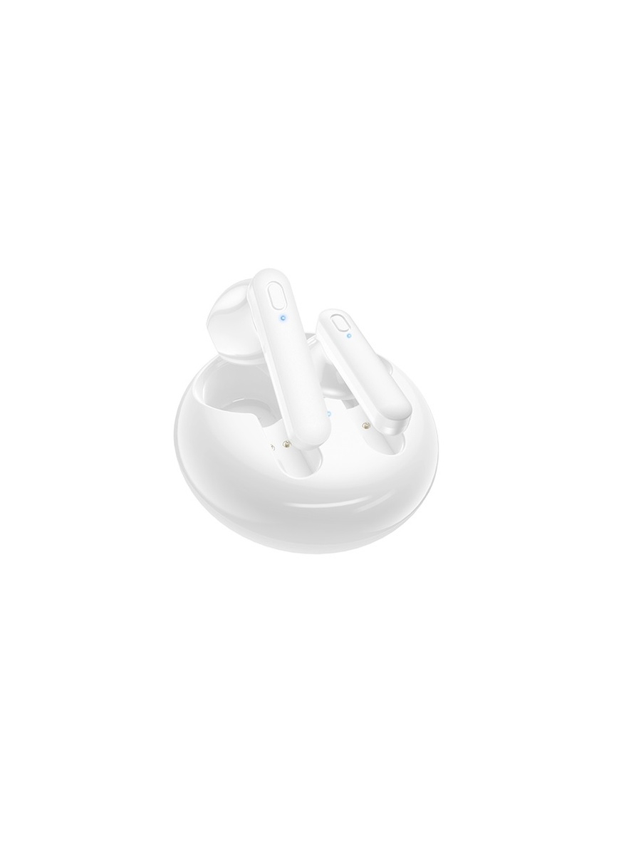 Наушники Borofone с микрофоном (TWS) BW08 Luxury, белые (81269)