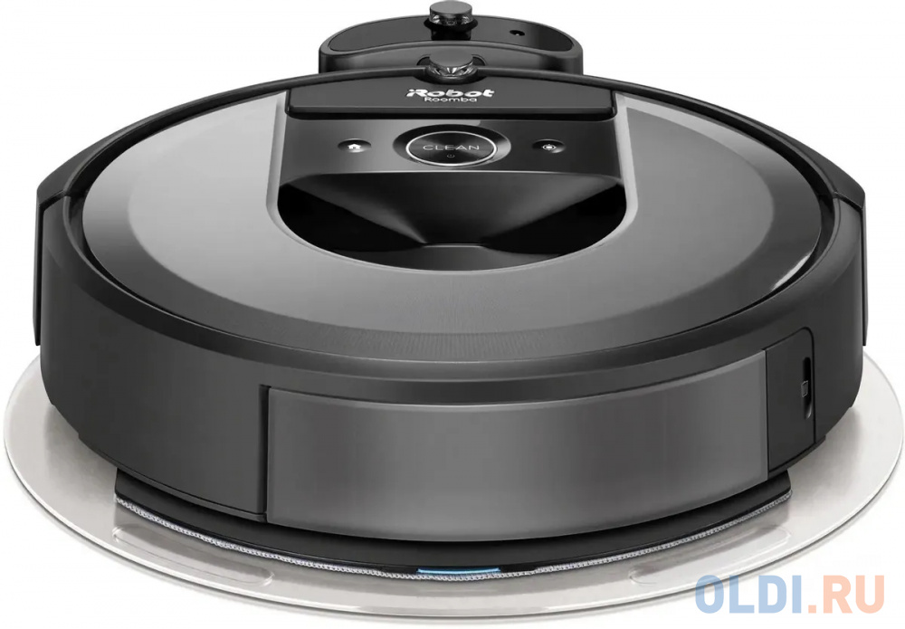 Робот-пылесос iRobot Roomba Combo  i8+, 55Вт, черный графит/черный [i857040plus_rnd]