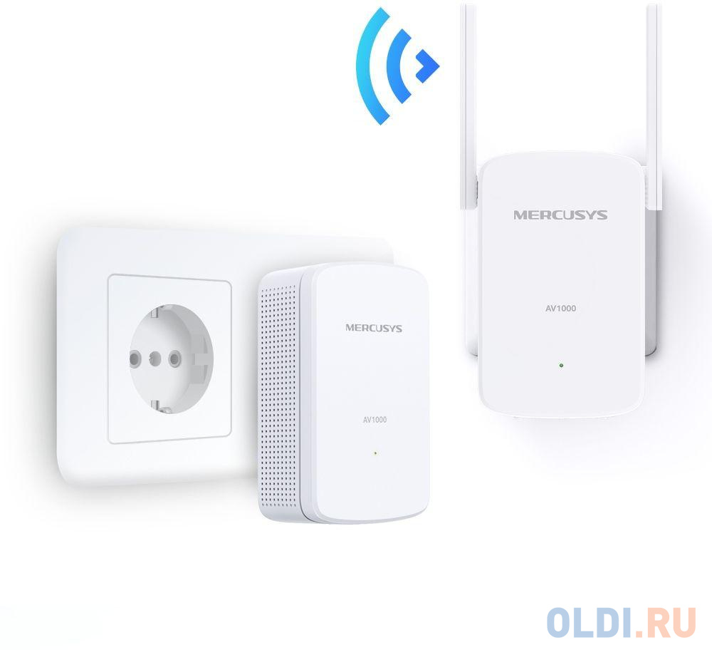 Mercusys MP510 KIT AV1000 Комплект гигабитных Wi-Fi адаптеров Powerline в Москвe