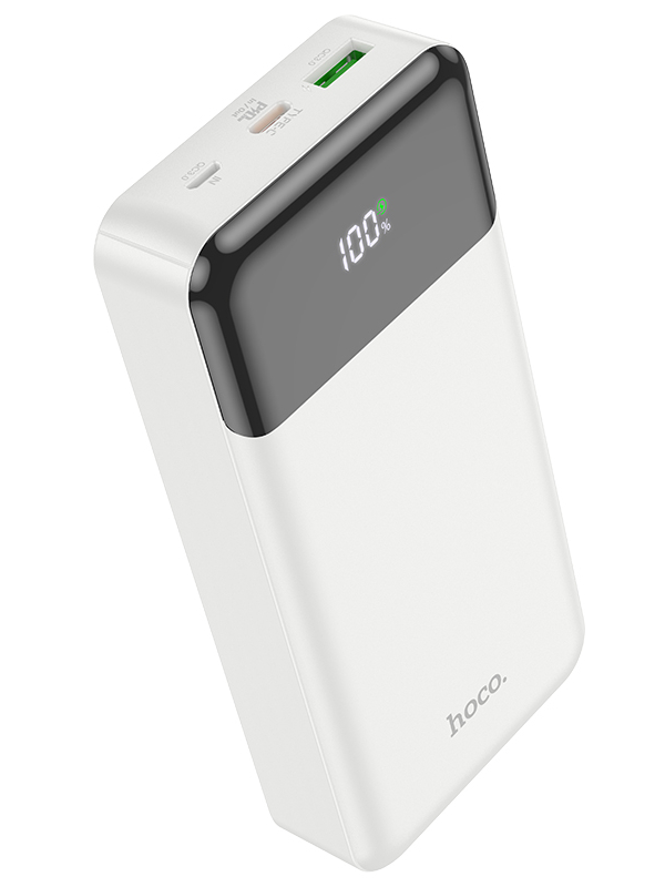 Внешний аккумулятор Hoco Power Bank J102A Cool Figure PD20W+QC3.0 20000mAh White в Москвe